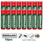KEPEAK AAA Batteries - 16 Pack - Alkaline Triple A Battery - Ultra Long-Lasting,1.5V 8800mAH Batteries