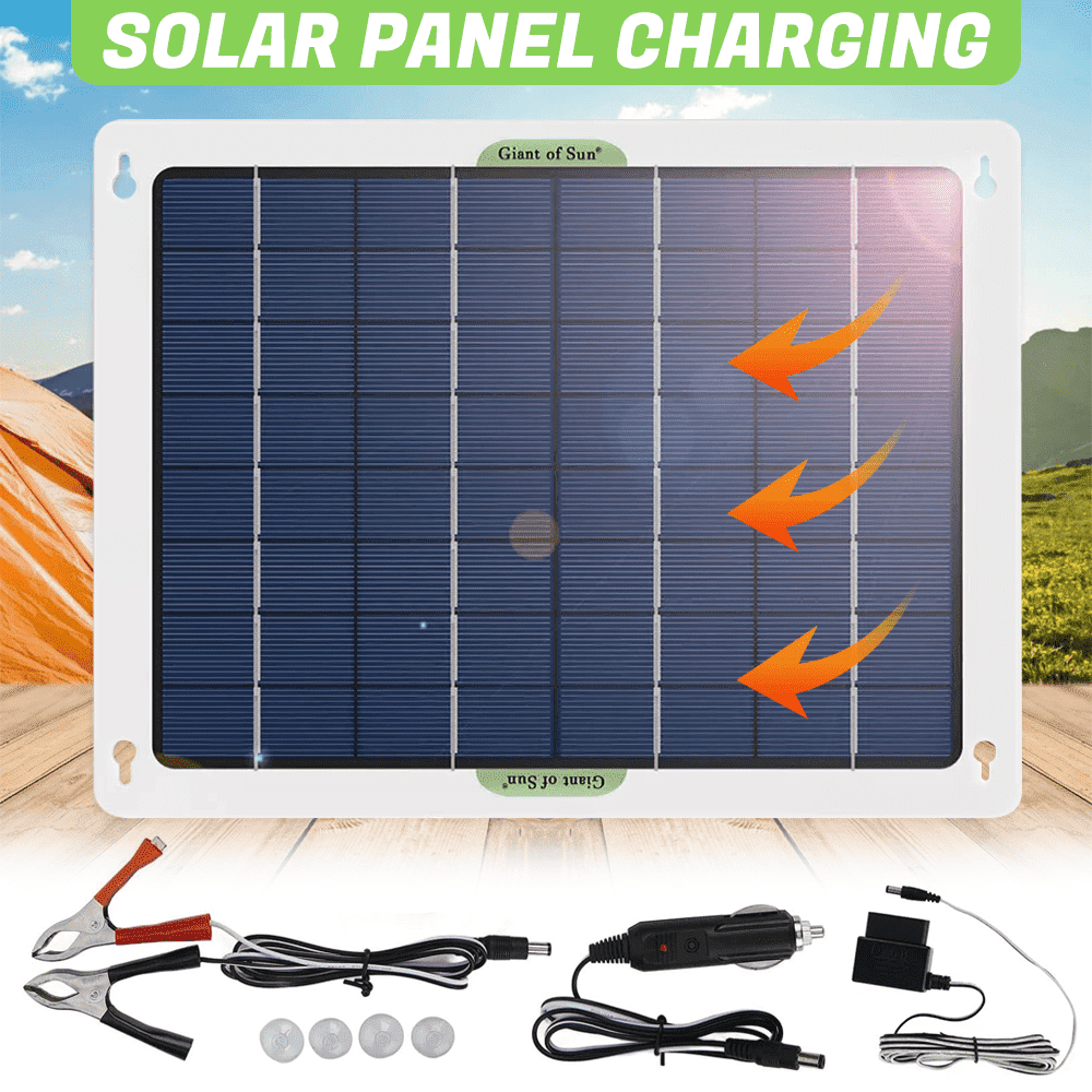Portable Solar Panels, Kepeak 40W/18V Mini Solar Panel with USB Ports & DC Output