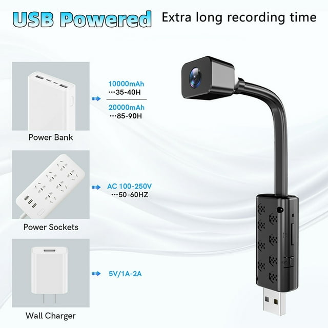 Kepeak Portable IP Home Security Nanny Camera with Night Vision, Live Remote Monitoring