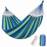 660lb Double Outdoor Hammock 78.8"x60" Anti-Rollover Camping w/ Bag