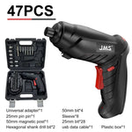 Electric Screwdriver Set,Kepeak 47PCS 3.6V Rechargeable Cordless Screwdriver Kit with Pivoting Handle