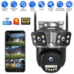 3 Lens 1080P WiFi PTZ Security Camera IP66 Color Night Vision
