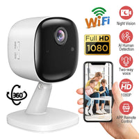 1080P WiFi Security Camera Indoor Night Vision Two Way Audio Home Cam