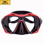 Kepeak Non-fog Snorkeling Diving Tempered Glass Mask Goggles