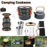 Kepeak 10 Piece Camping Cooker Mess Kit