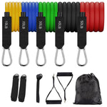 Kepeak Fitness Band + Handle + Waterproof Tote Bag + Leg Ankle Band Resistance Band Set