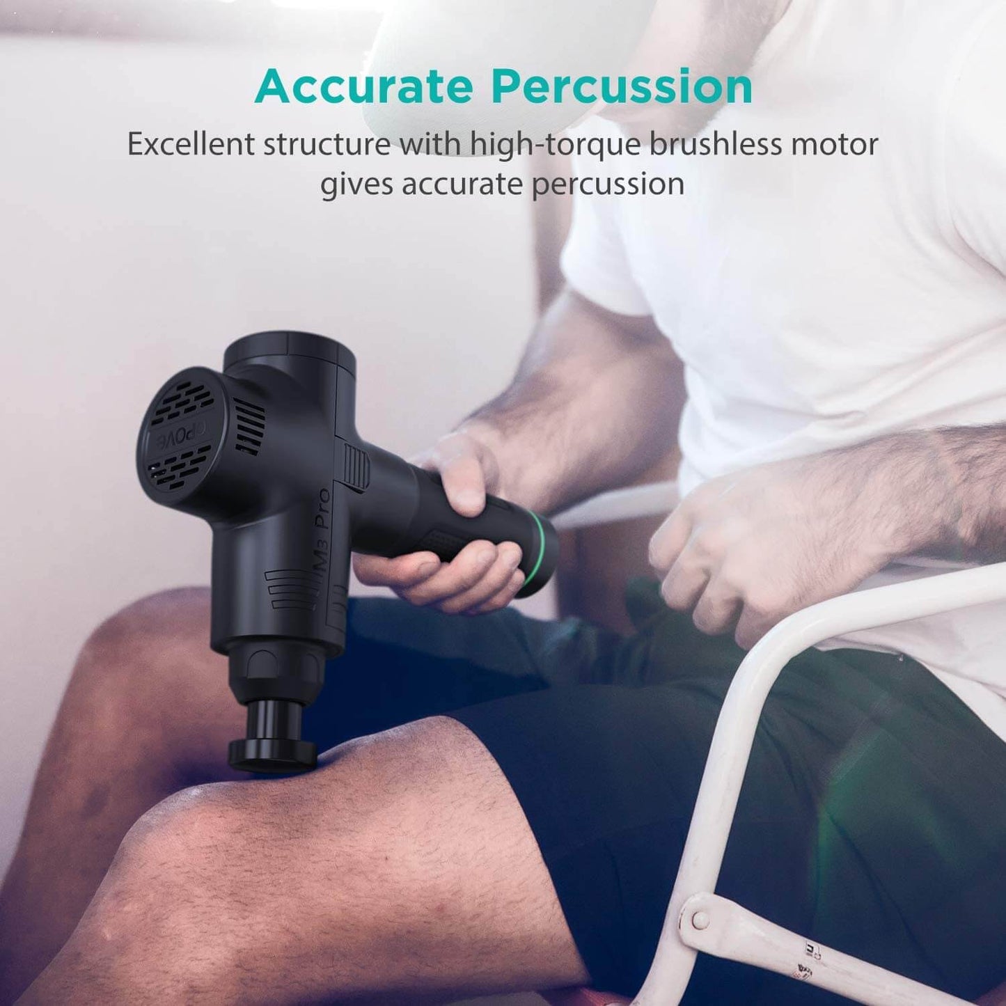 Kepeak M3 Pro Portable Ultra-quiet Brushless Motor Massage Gun - KEPEAK-Pro