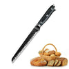 8 inch Forged Bread Knife Chef Kitchen Knife Japanese Damascus Stainless Steel