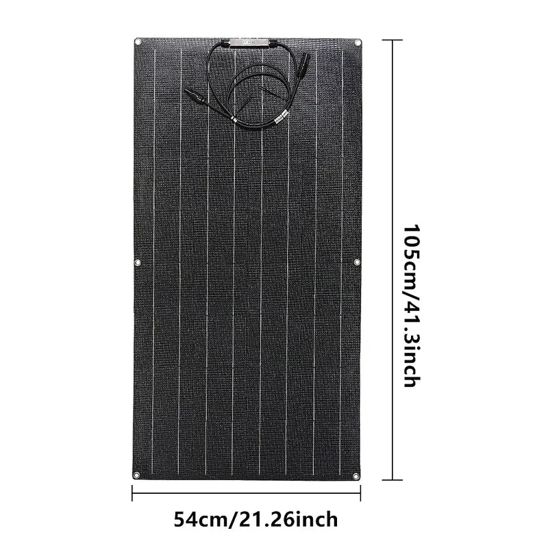 KEPEAK 100W 12V Flexible Mono Solar Panel for RV Marine Van