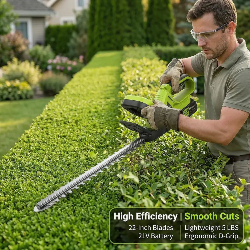 KEPEAK 21V 3-in-1 Cordless Hedge Trimmer | Grass & Shrub Shears
