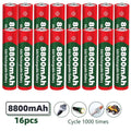16 Pack KEPEAK 1.5V Alkaline AAA Batteries Ultra Long Lasting