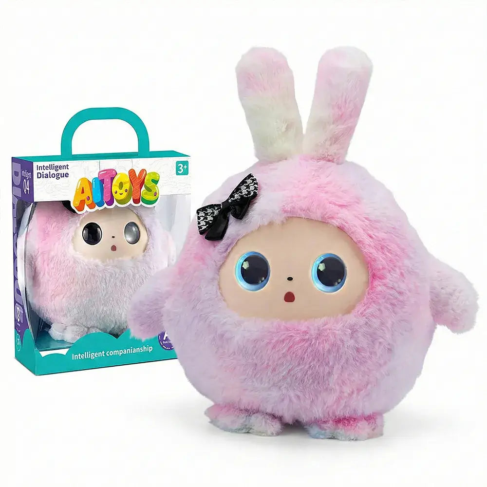 AI Plush Interactive Robot Toy with Multilingual Support, Voice Clone & Emotion Recognition, ChatGPT-Powered Smart Companion, Educational Learning & Parental Control