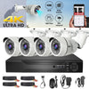 4CH 1080P Wired Security Camera System,Kepeak 4pcs HD Outdoor Home Surveillance Cameras Night Vision Remote Access Motion Alert