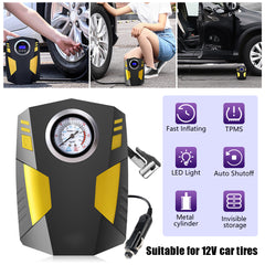 Tire Tyre Inflator Car Air Pump Compressor Electric Portable Auto 12V 150 Psi by KEPEAK