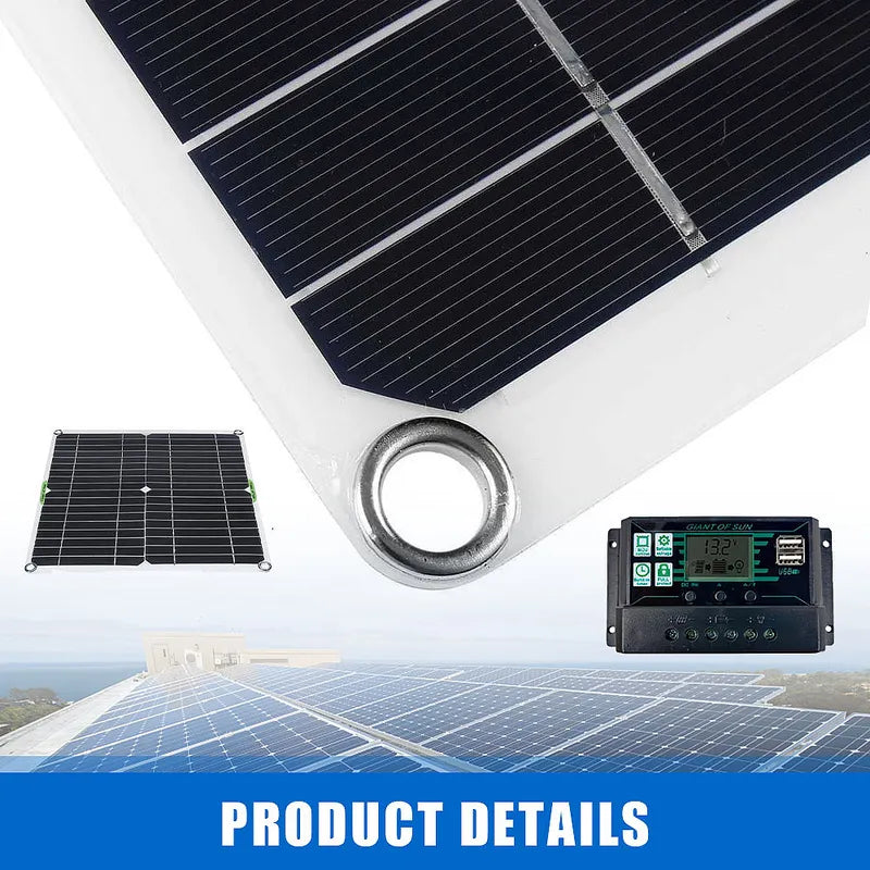 400W 12V Solar Panel Kit 100A Charge Controller for Caravan Boat