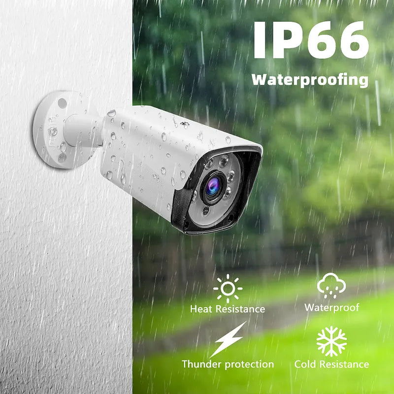 4CH/8CH 1080P AHD CCTV Camera Security System IP66 Waterproof Night Vision