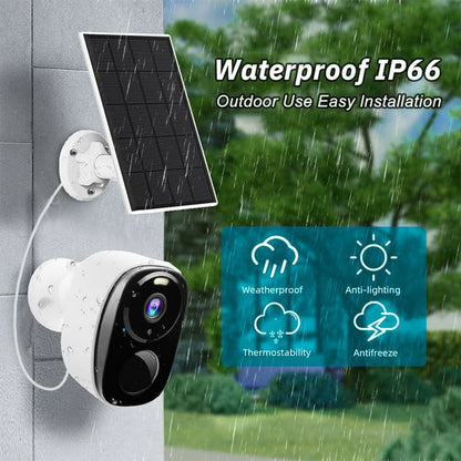 Kepeak Solar Security Cameras Wireless Outdoor, Cameras for Home Security, 1080P Color Night Vision