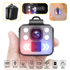Kepeak Mini Body Camera Video Recorder,Wireless Wearable Police Cam for Outdoor, Security Guard