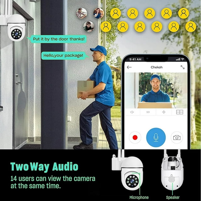 Kepeak Security Camera,5G Wifi Surveillance Camera, I￵R Night Vision, Motion Detection, Home Security Camera