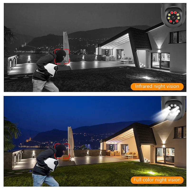 1080P Wireless Outdoor Camera, 5G Dual Band WiFi Security Camera Night Vision