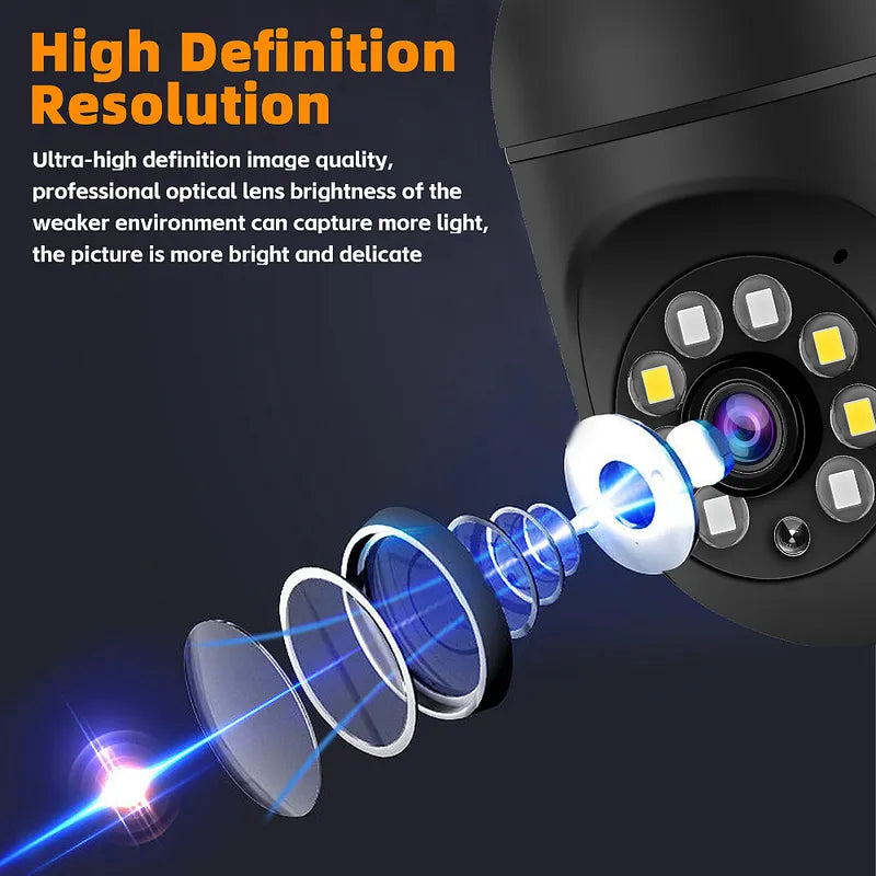 1080P Wireless Outdoor Camera, 5G Dual Band WiFi Security Camera Night Vision