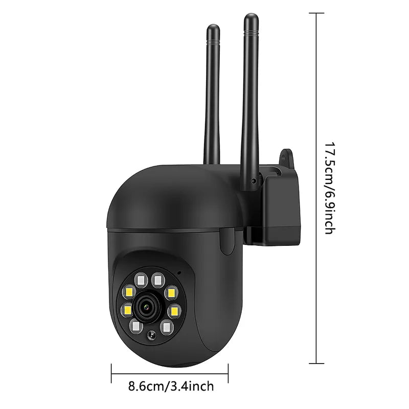 1080P Wireless Outdoor Camera, 5G Dual Band WiFi Security Camera Night Vision
