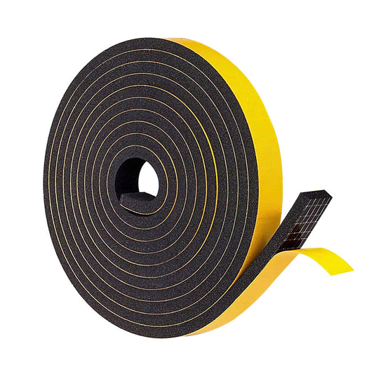 Weather Stripping Door Seal Strip, Soundproof, Weatherproof Foam Tape Insulation for Sliding Door, Windows