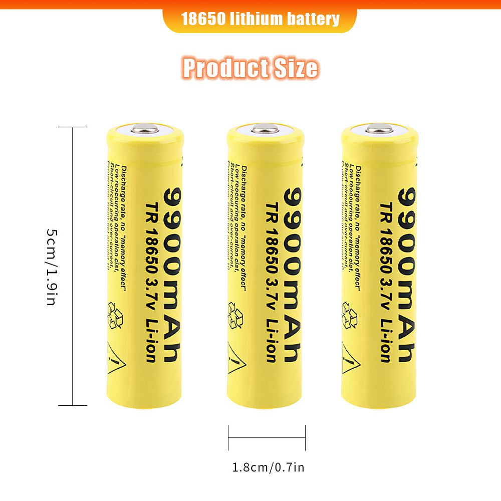 KEPEAK 3.7V 9900mAh Rechargeable Batteries(2 Pack)
