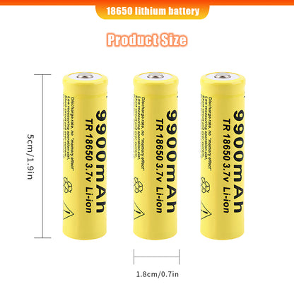 KEPEAK 3.7V 9900mAh Rechargeable Batteries(2 Pack)