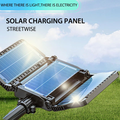 KEPEAK Solar Street Lights,6000mAh 800LED Motion Sensor Outdoor Lights with Remote Control, IP66 Waterproof Adjustable Flood Light Outdoor for Yard, Garden, Pathway