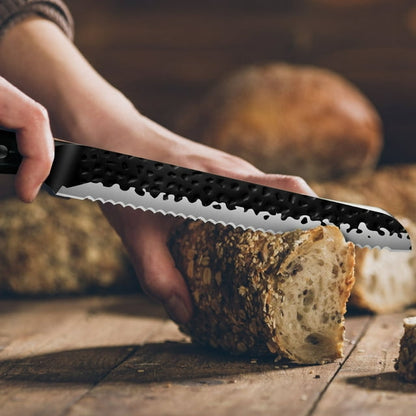 8 inch Forged Bread Knife Chef Kitchen Knife Japanese Damascus Stainless Steel