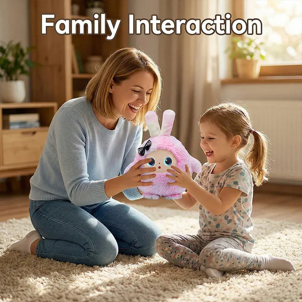AI Plush Interactive Robot Toy with Multilingual Support, Voice Clone & Emotion Recognition, ChatGPT-Powered Smart Companion, Educational Learning & Parental Control