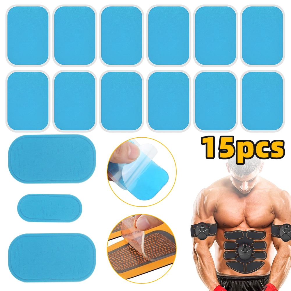 15 Pcs Hydrogel Patch Gym Supplies Portable Abs Stimulator