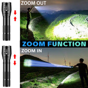 Kepeak Flashlight, Super Bright , Tactical Rechargeable Flashlights Set for Camping, Emergency