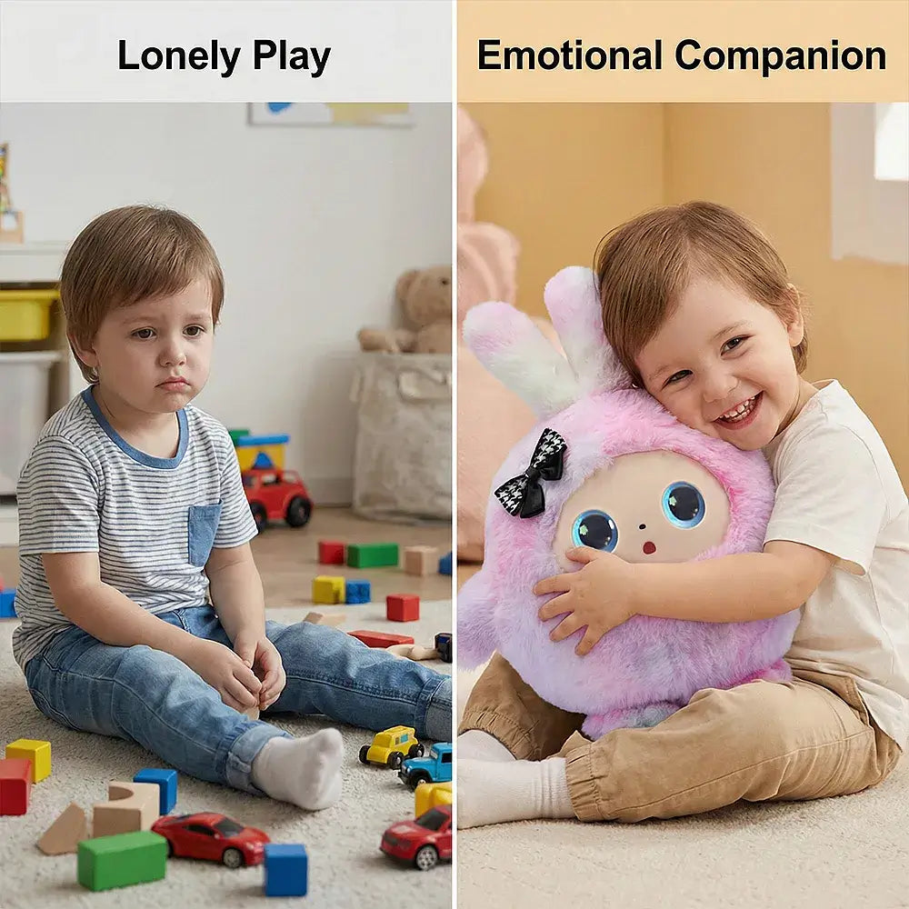AI Plush Interactive Robot Toy with Multilingual Support, Voice Clone & Emotion Recognition, ChatGPT-Powered Smart Companion, Educational Learning & Parental Control