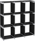 Bookshelf, Assembled Storage Rack, Bedroom Living Room Vertical Cabinet Bookshelf, 9-Grid Multi-Functional Storage Equipment