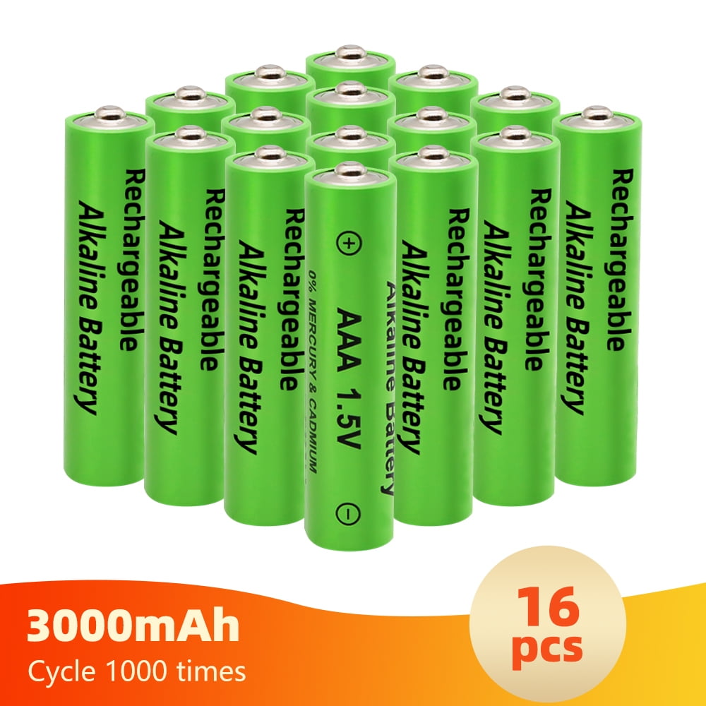 Kepeak AAA Batteries, 1.5V Alkaline Battery 16 Pack for Keyboards Clocks Toys Remote Controls