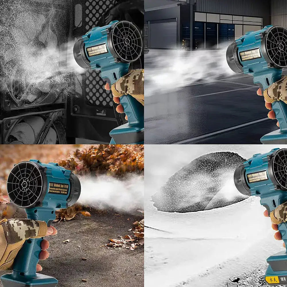 Electric Cordless Leaf Blower – Kepeak Handheld Leaf Blower with 1 Battery and Charger Included for Patio Cleaning, Lawn Care, and Blowing Leaves & Dust