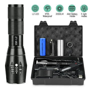 Kepeak Flashlight, Super Bright , Tactical Rechargeable Flashlights Set for Camping, Emergency