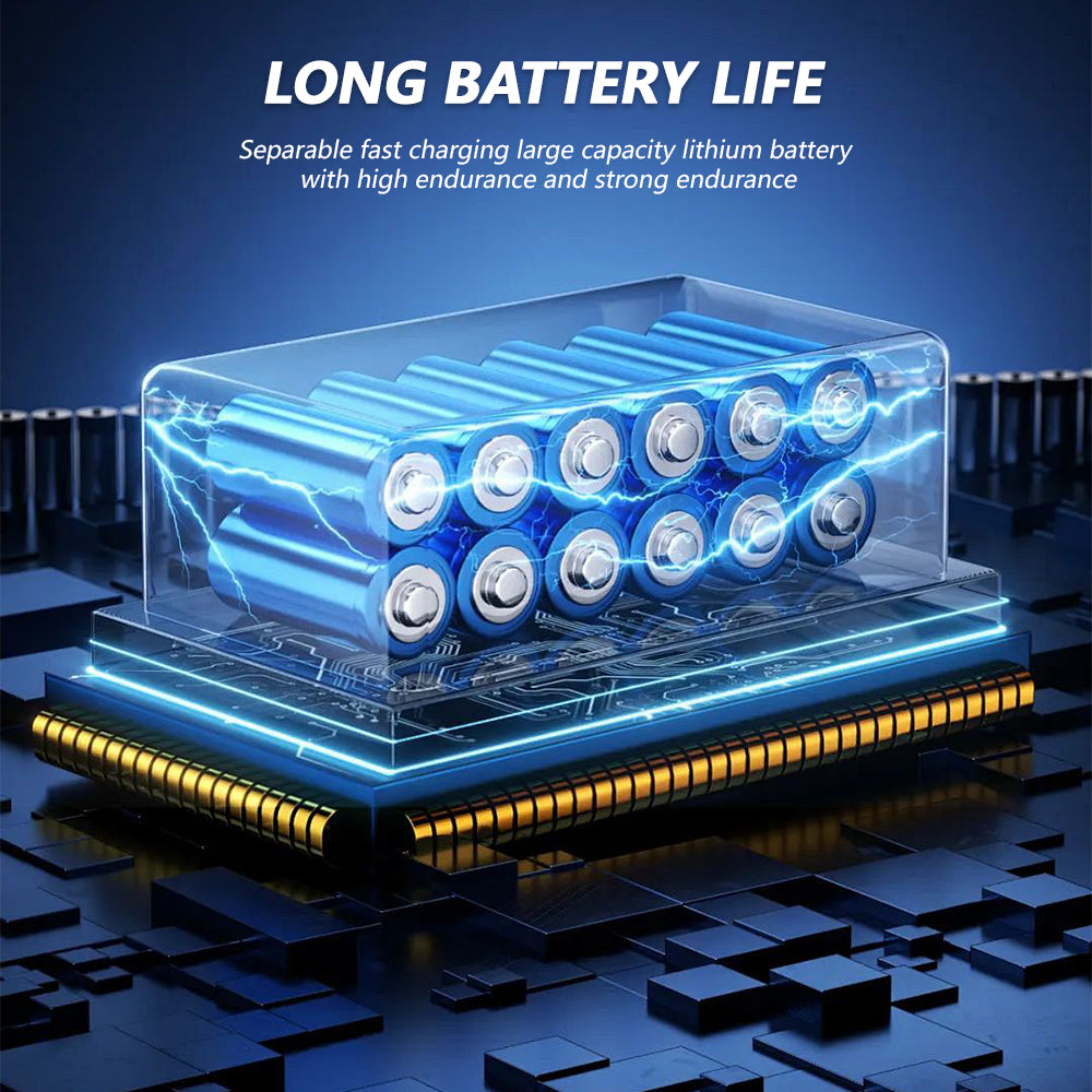 21V 2.6Ah Rechargeable Lithium-Ion Battery - Compatible with Kepeak Power Tools, 20-45 Mins Working Time, 2-3H Fast Charging, Triple Protection System