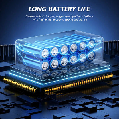 21V 2.6Ah Rechargeable Lithium-Ion Battery - Compatible with Kepeak Power Tools, 20-45 Mins Working Time, 2-3H Fast Charging, Triple Protection System