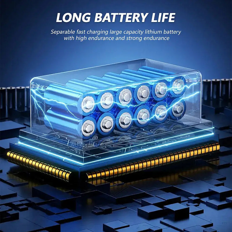 21V 2.6Ah Rechargeable Lithium-Ion Battery - Compatible with Kepeak Power Tools, 20-45 Mins Working Time, 2-3H Fast Charging, Triple Protection System