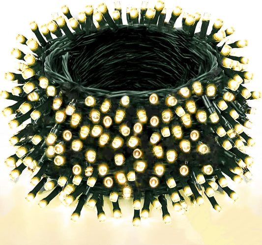Kepeak 164ft 500 LED Christmas String Lights, Waterproof Fairy String Lights for Xmas Tree Garden Decoration