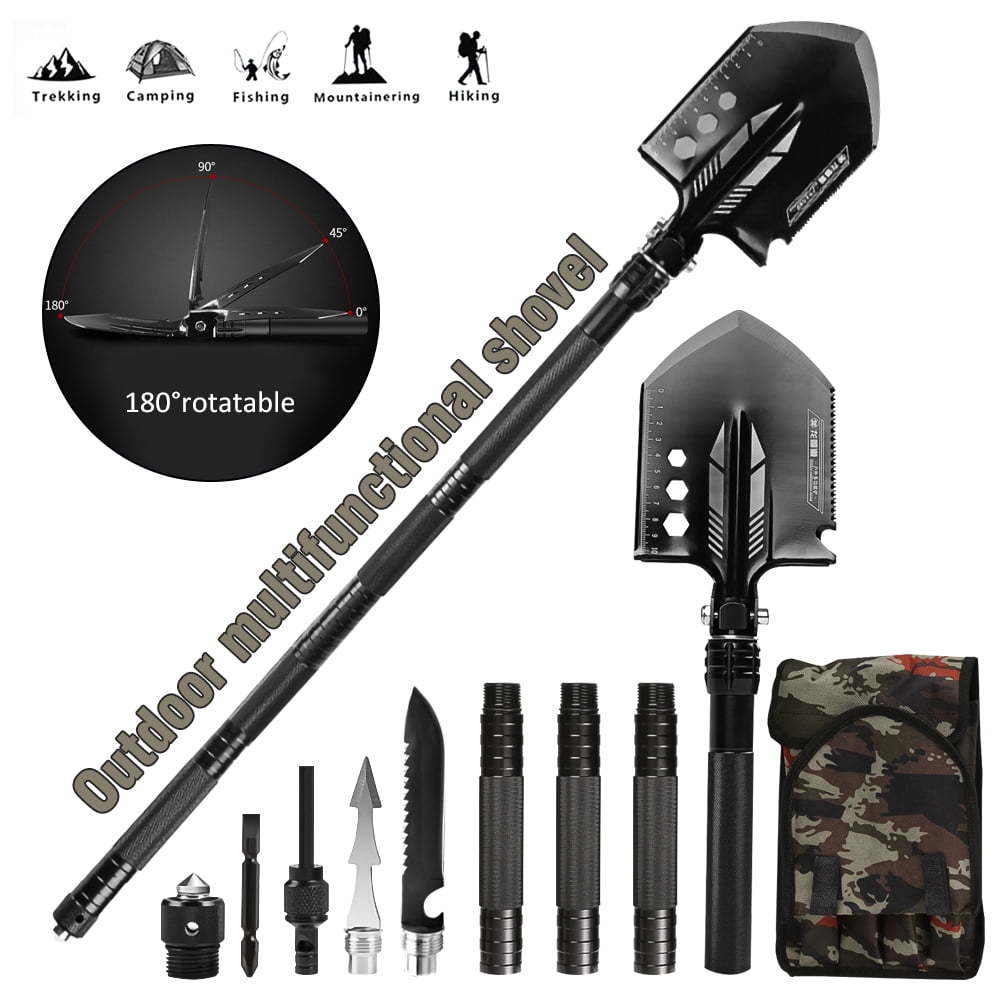 Kepeak Survival Shovel Multitool Survival Axe Hatchet Folding Shovel Shovel Survival Tools Stainles Steel Camping Shovel Backpacking Equipment Gear Emergency Kit