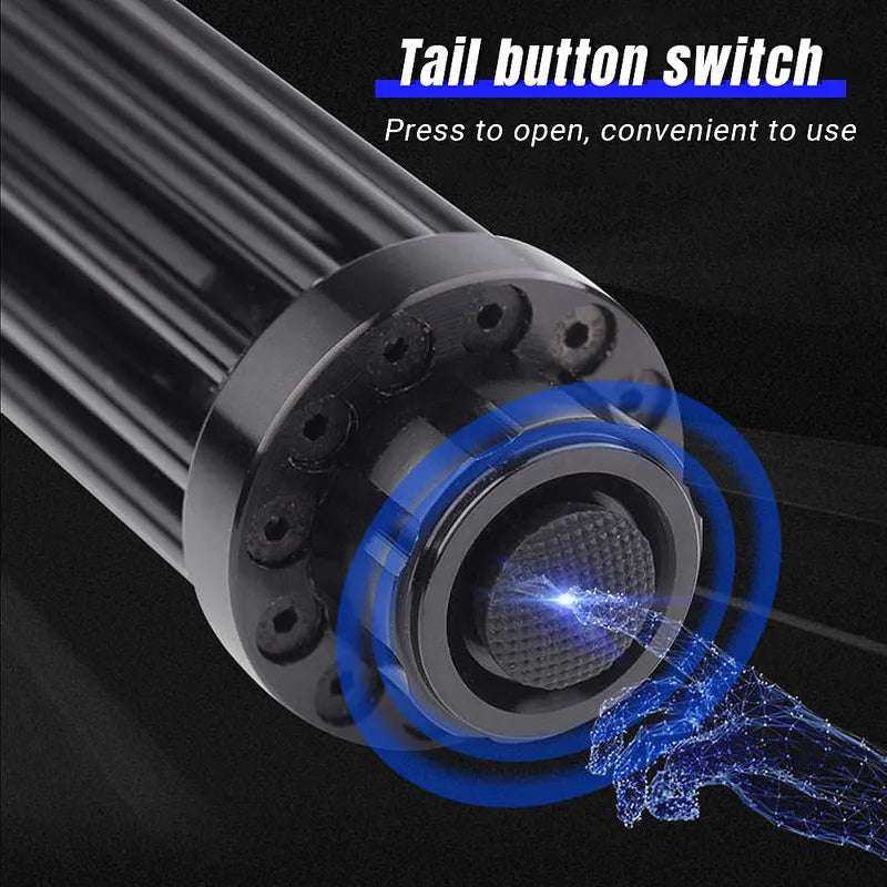 Kepeak High Power Blue Adjustable Beam Laser Pointer Visible Beam 5MW Burn Dot Light