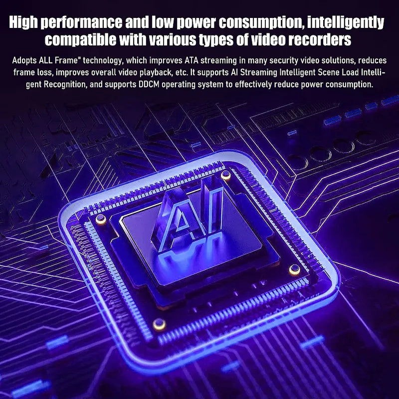1TB CCTV Security Hard Drive 64MB Cache SATA 3.0 Surveillance HDD
