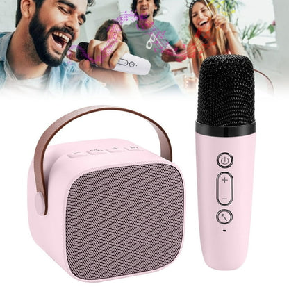 Kepeak Mini Karaoke Machine, Portable Bluetooth Speaker with Wireless Microphone for Kids and Adults