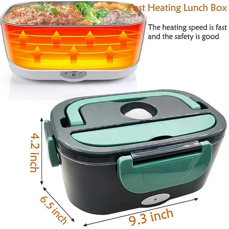 Electric Lunch Box 1.5L 304 Stainless Steel Car Home Leak Proof