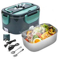 Electric Lunch Box 1.5L 304 Stainless Steel Car Home Leak Proof