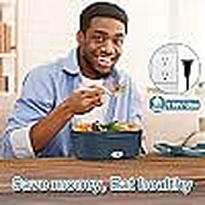60W Portable Electric Heated Lunch Box Leakproof